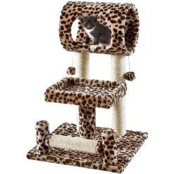 Frisco 28-in Faux Fur Cat Tree