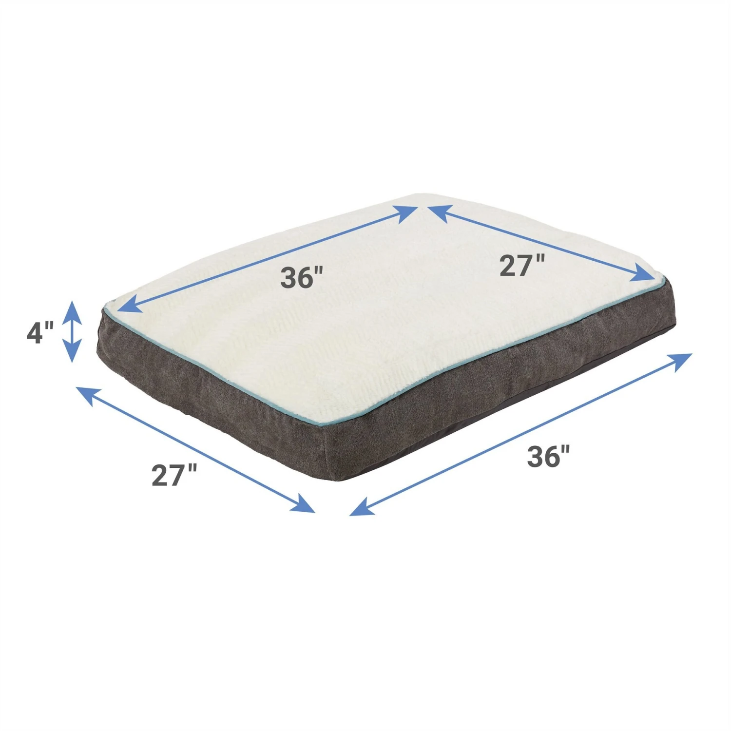 Frisco Plush Pillow Cat & Dog Bed W/ Removable Cover 2 Frisco Plush Pillow Cat & Dog Bed W/ Removable Cover - Image 2