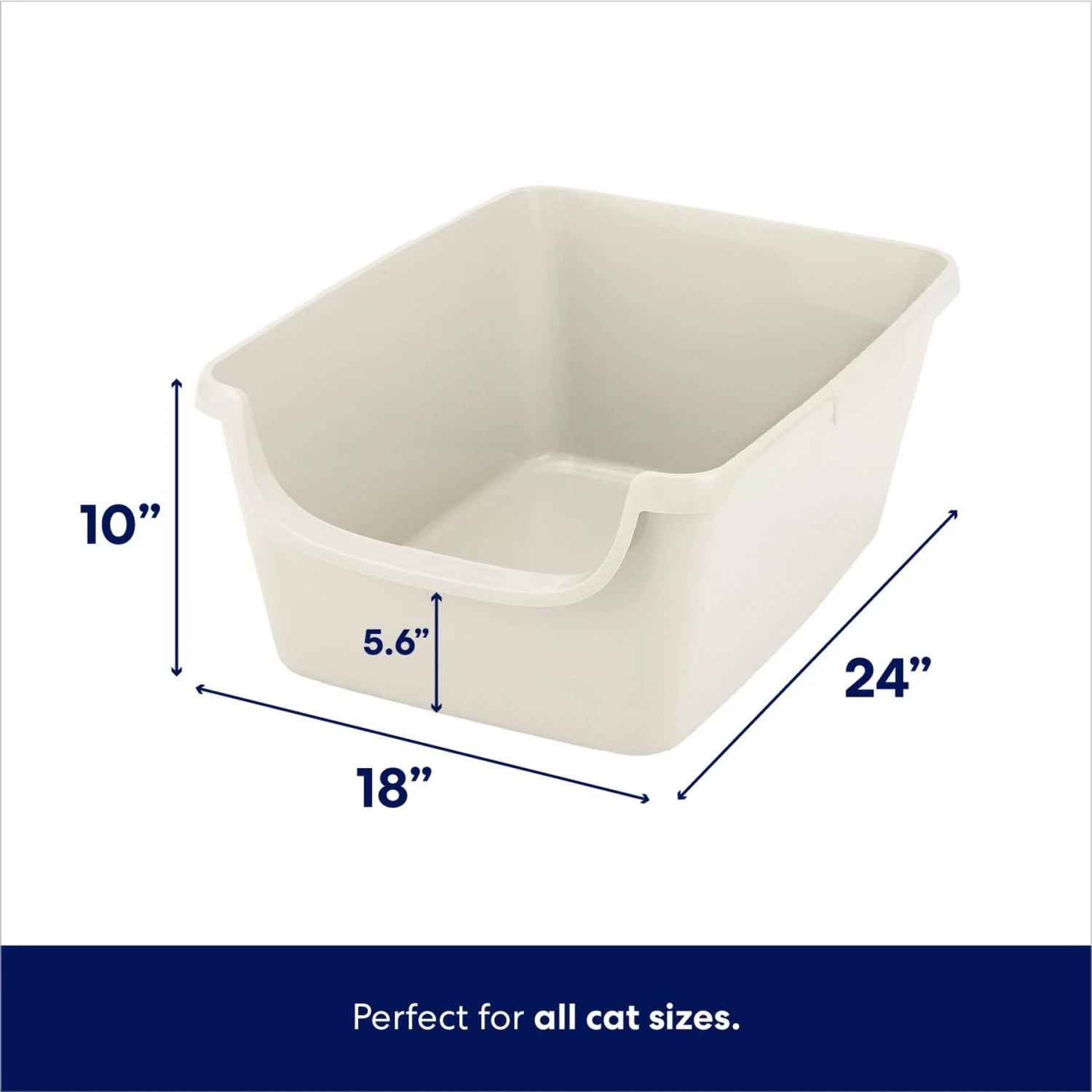 Frisco High Sided Cat Litter Box, Extra Large 2 Frisco High Sided Cat Litter Box, Extra Large - Image 2