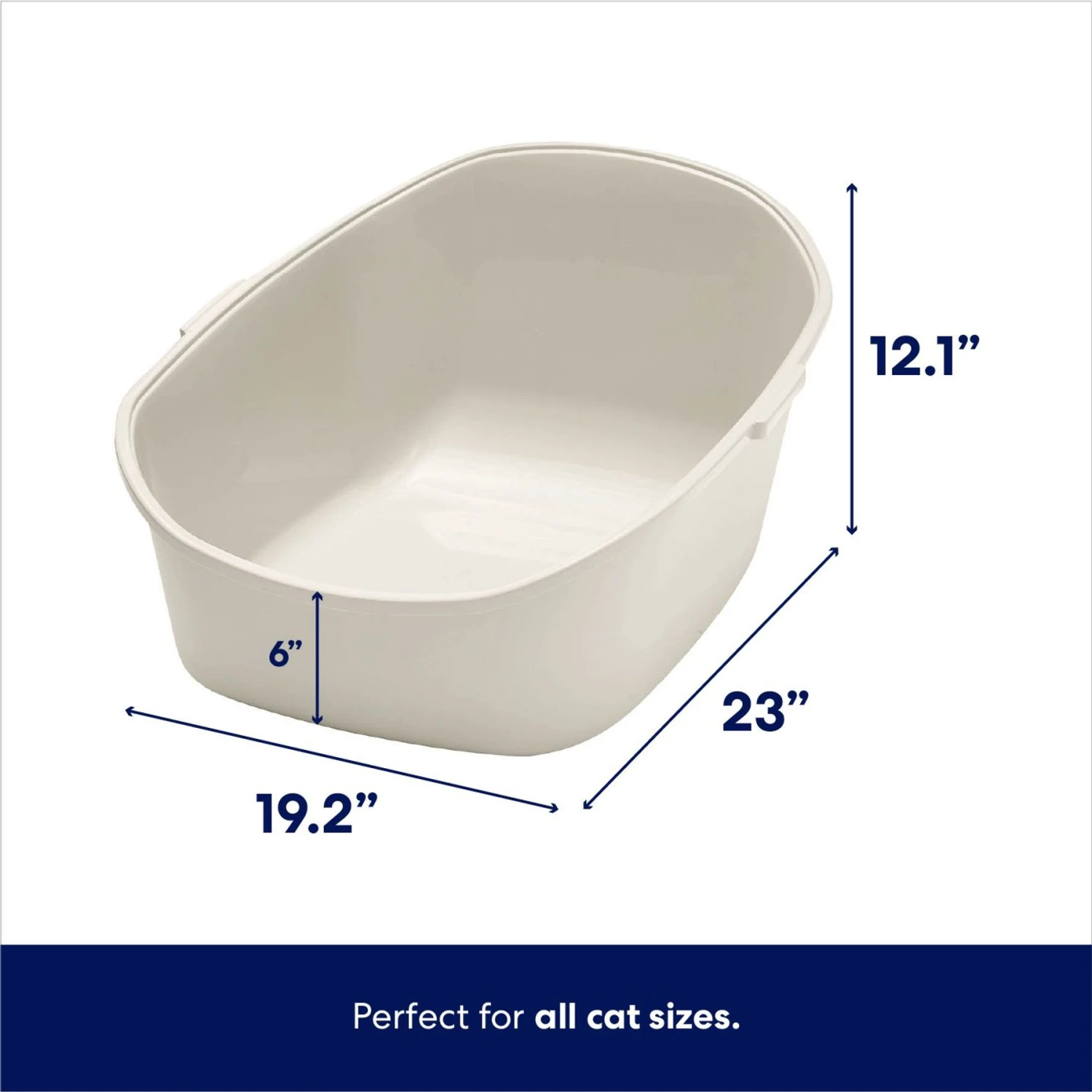Frisco High Back Cat Litter Box, Extra Large 2 Frisco High Back Cat Litter Box, Extra Large - Image 2