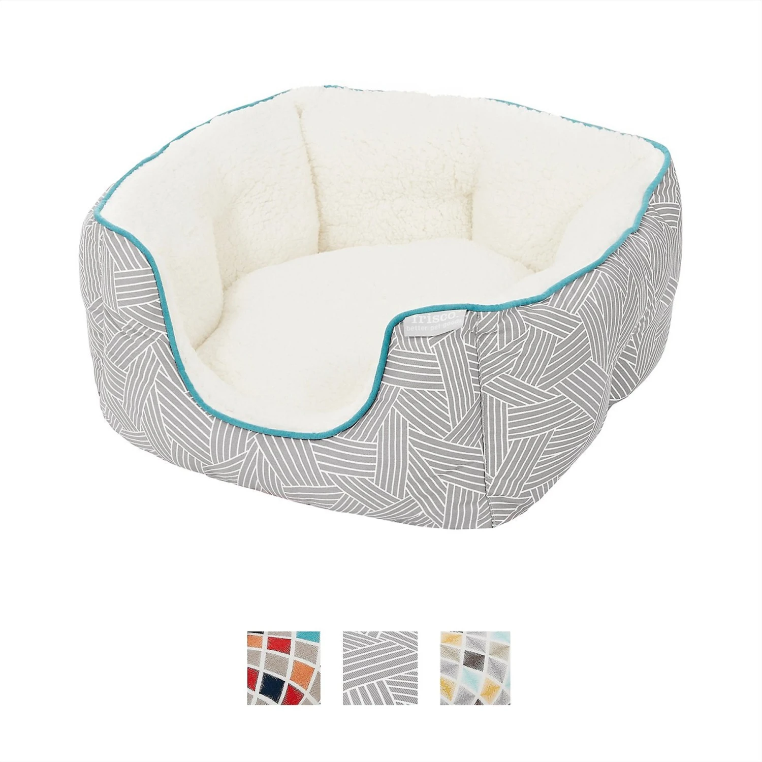 Frisco Square Deep Bolster Cat & Dog Bed 2 Frisco Square Deep Bolster Cat & Dog Bed - Image 2