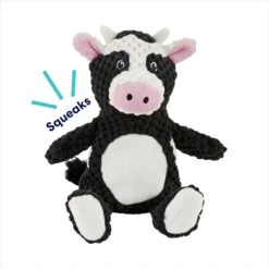 Frisco Cow Textured Plush Squeaky Dog Toy 8 Frisco Cow Textured Plush Squeaky Dog Toy -Frisco 147059 PT2. AC SS1800 V1691776574