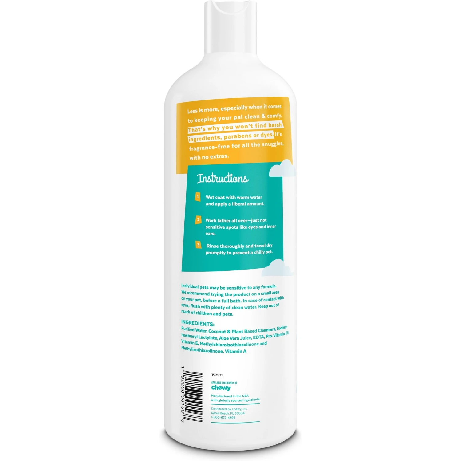 Frisco Hypoallergenic Puppy & Kitten Shampoo, Unscented 2 Frisco Hypoallergenic Puppy & Kitten Shampoo, Unscented - Image 2