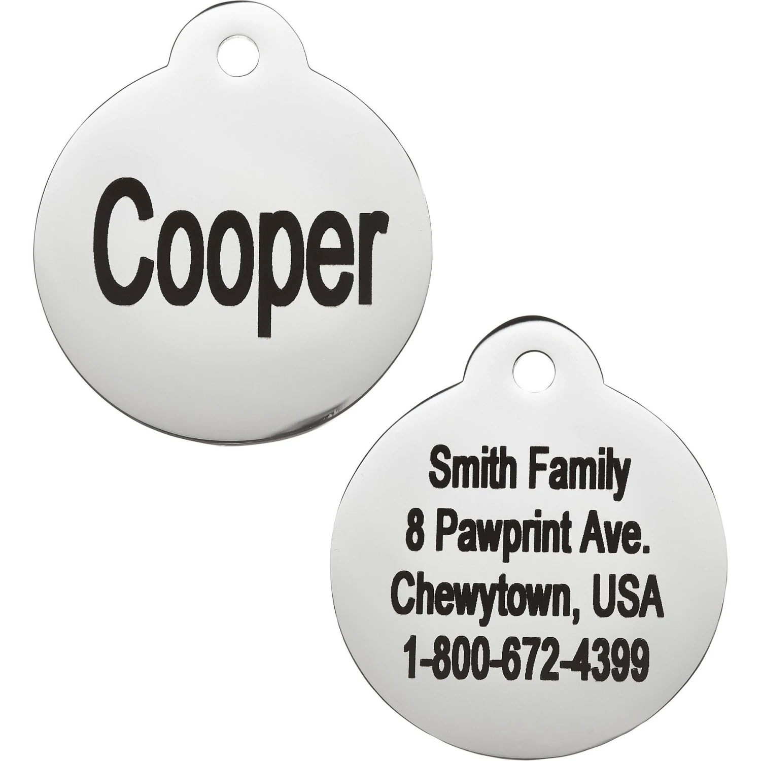Frisco Personalized Dog & Cat Tag, Round 1 Frisco Personalized Dog & Cat Tag, Round