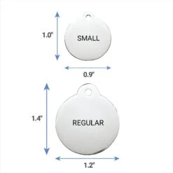 Frisco Personalized Dog & Cat Tag, Round 13 Frisco Personalized Dog & Cat Tag, Round -Frisco 153015 PT6. AC SS1800 V1541090222