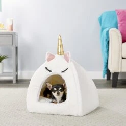 Frisco Novelty Unicorn Covered Cat & Dog Bed