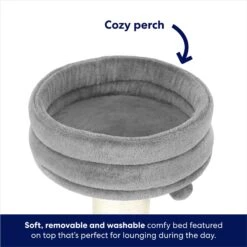 Frisco 24.8-in Heavy Duty Faux Fur Cat Tree -Frisco 169397 PT3. AC SS1800 V1667229720