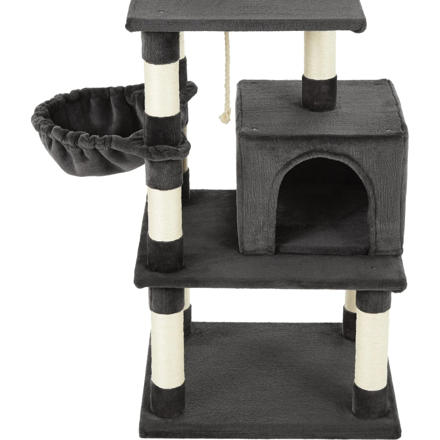 Frisco 59-in Faux Fur Cat Tree & Condo 4 Frisco 59-in Faux Fur Cat Tree & Condo - Image 4