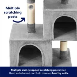 Frisco 33-in Faux Fur Cat Tree & Condo -Frisco 180389 PT2. AC SS1800 V1667227240