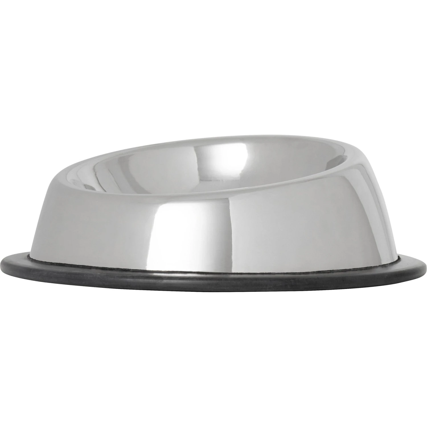 Frisco Stainless Steel Taper Non-Skid Cat Bowl 1 Frisco Stainless Steel Taper Non-Skid Cat Bowl