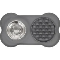 Frisco Silicone Slow Feeder Mat With Stainless Steel Bowl 10 Frisco Silicone Slow Feeder Mat With Stainless Steel Bowl -Frisco 215983 PT3. AC SS1800 V1591020073