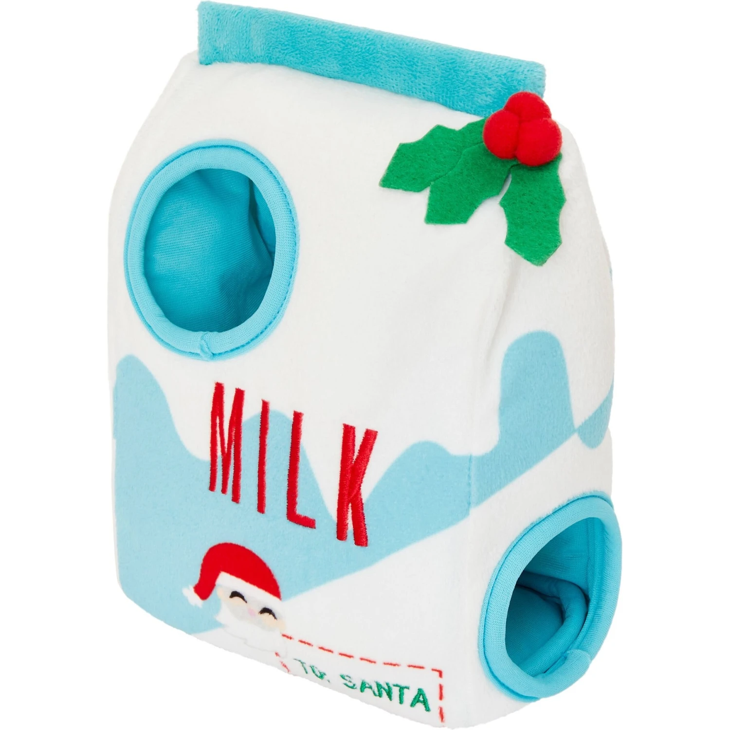 Frisco Holiday Milk & Gingerbread Cookies Hide & Seek Puzzle Plush Squeaky Dog Toy 4 Frisco Holiday Milk & Gingerbread Cookies Hide & Seek Puzzle Plush Squeaky Dog Toy - Image 4