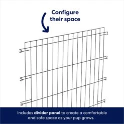 Frisco Heavy Duty Enhanced Lock Double Door Fold & Carry Wire Dog Crate & Mat Kit -Frisco 233736 PT6. AC SS1800 V1671661487