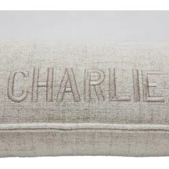 Frisco Orthopedic Personalized Bolster Dog Bed W/Removable Cover, Light Gray -Frisco 234952 PT4. AC SS1800 V1604528532