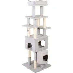 Frisco 71-in Faux Fur Cat Tree & Condo -Frisco 236553 PT2. AC SS1800 V1637694220
