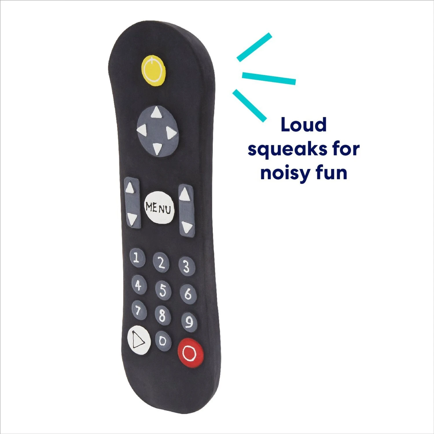 Frisco Zoomies & Chill Remote Latex Squeaky Dog Toy 3 Frisco Zoomies & Chill Remote Latex Squeaky Dog Toy - Image 3