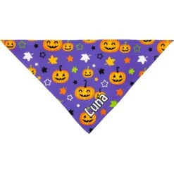 Frisco Halloween Pumpkins Personalized Dog & Cat Bandana -Frisco 242815 PT3. AC SS1800 V1618511830