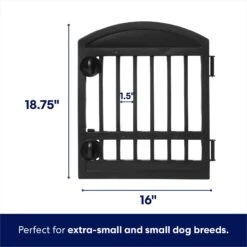 Frisco 4-Panel Dog Exercise Playpen With Door, 24-in -Frisco 244546 PT2. AC SS1800 V1604008643