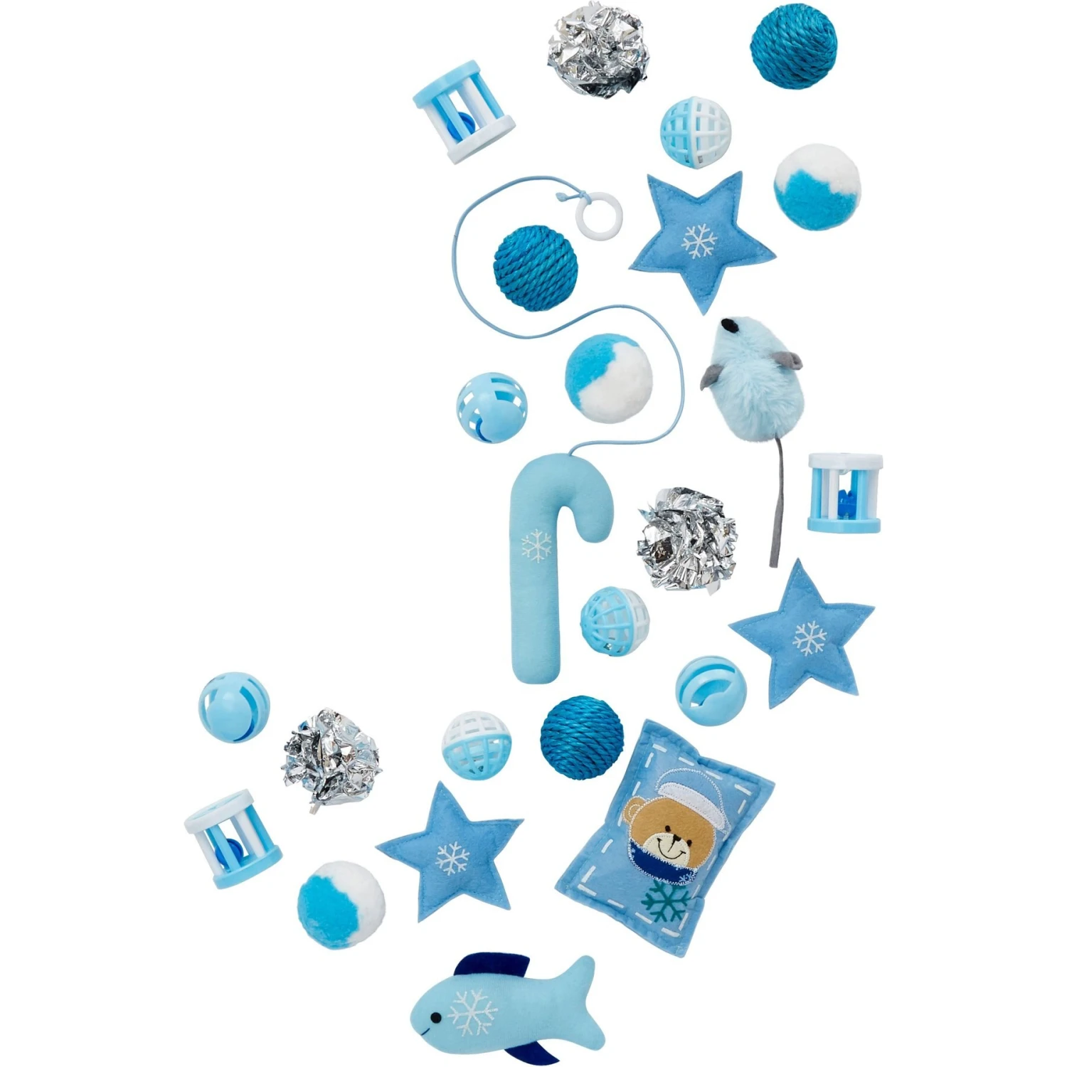 Frisco Holiday Stocking Variety Pack Cat Toy With Catnip, 25 Count 4 Frisco Holiday Stocking Variety Pack Cat Toy With Catnip, 25 Count - Image 4