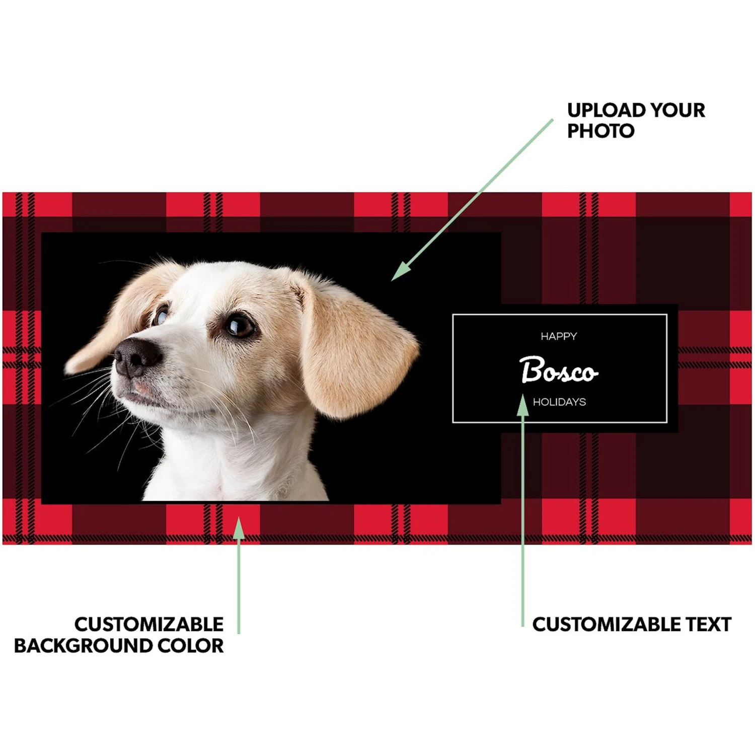 Frisco Plaid Red Personalized Coffee Mug, 11-oz 2 Frisco Plaid Red Personalized Coffee Mug, 11-oz - Image 2