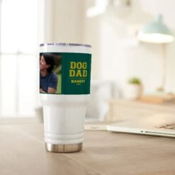 Frisco Double Walled "Dog Dad" Personalized Tumbler, 30-oz Cup -Frisco 250737 PT4. AC SS1800 V1610769645