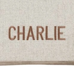 Frisco Faux Linen Personalized Dog & Cat Blanket, Beige, Large -Frisco 252621 PT4. AC SS1800 V1604701616