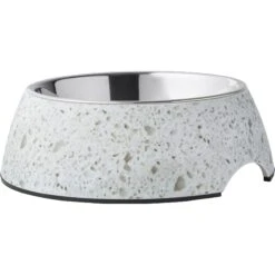 Frisco Quartz Design Stainless Steel Dog & Cat Bowl