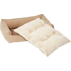 Frisco Faux Felt Flange Edge Bolster Cat & Dog Bed 8 Frisco Faux Felt Flange Edge Bolster Cat & Dog Bed -Frisco 255166 PT2. AC SS1800 V1616011910