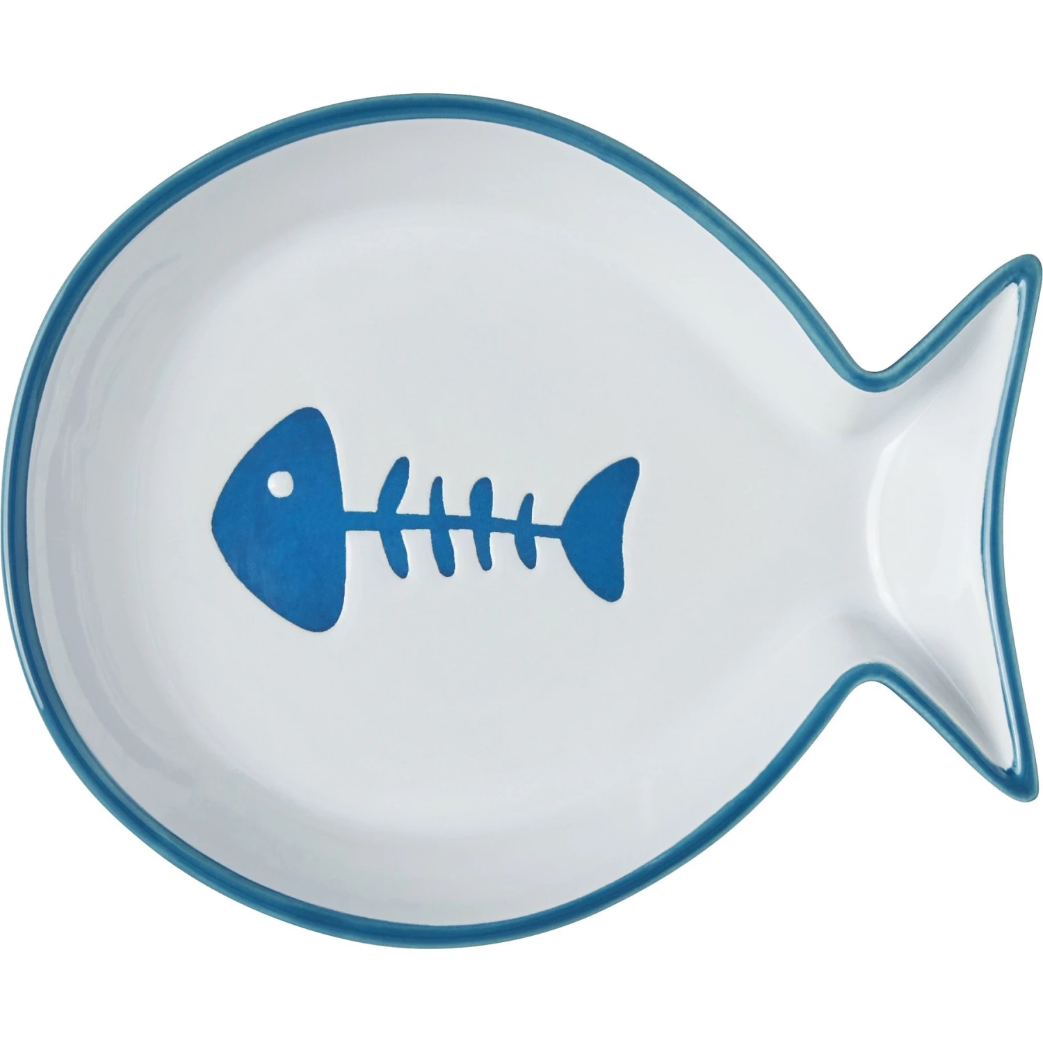 Frisco Fish Shaped Non-skid Ceramic Cat Dish 6 Frisco Fish Shaped Non-skid Ceramic Cat Dish - Image 6