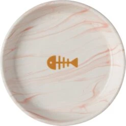 Frisco Marble Design Non-skid Ceramic Cat Dish -Frisco 256127 PT4. AC SS1800 V1615320389