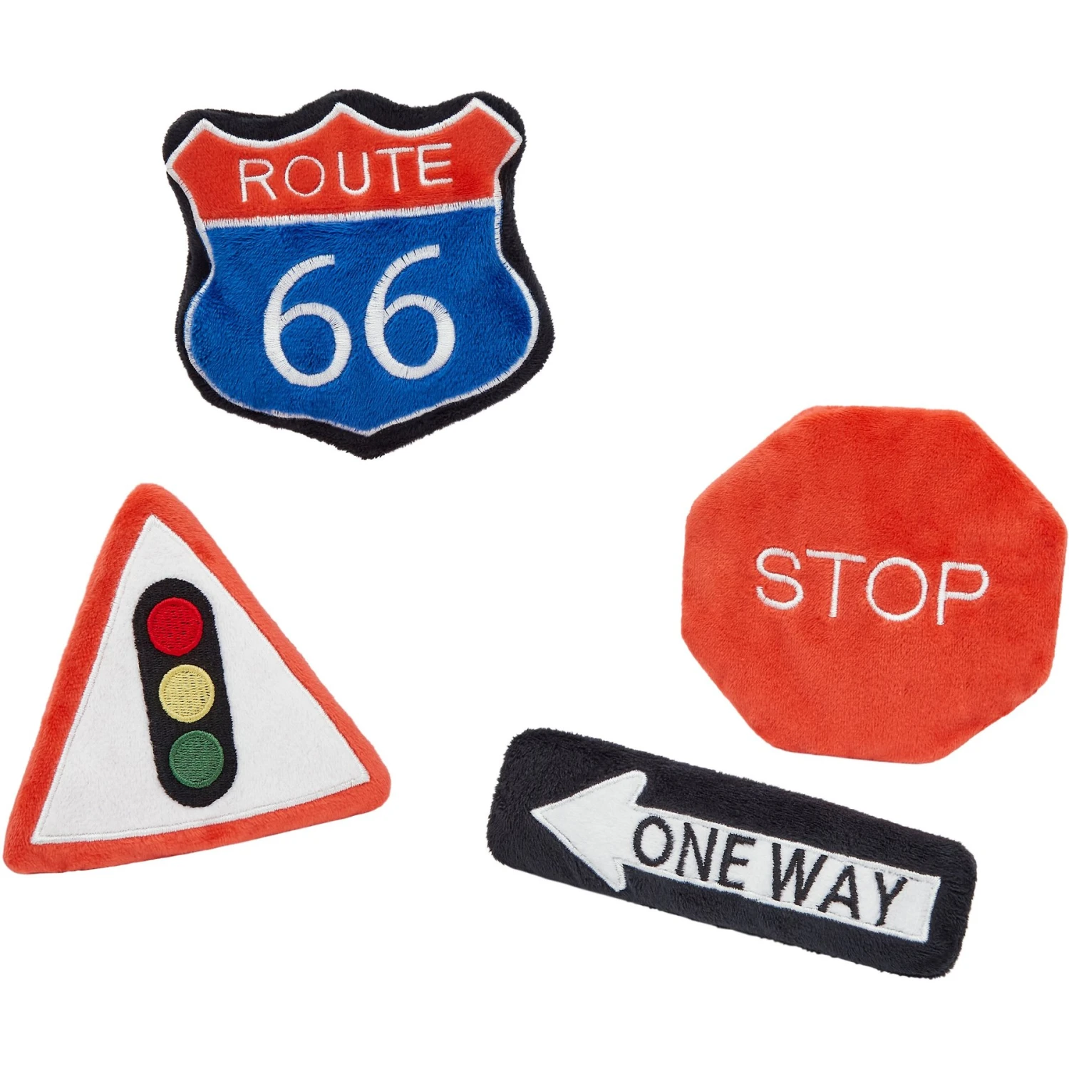 Frisco Road Trip Traffic Signs Plush Cat Toy With Catnip 1 Frisco Road Trip Traffic Signs Plush Cat Toy With Catnip