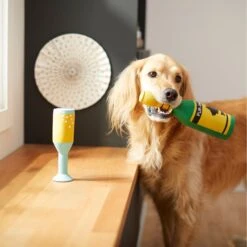 Frisco Champagne & Flute Latex Squeaky Dog Toy -Frisco 264430 PT3. AC SS1800 V1619473959