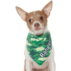 Frisco Green Camo Personalized Dog & Cat Bandana 14 Frisco Green Camo Personalized Dog & Cat Bandana -Frisco 267563 PT7. AC SS1800 V1623182085