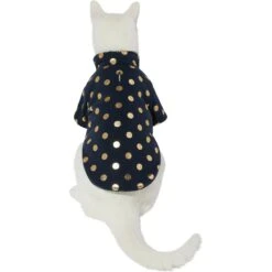Frisco Lightweight Gold Dotted Dog & Cat Jacket, Navy 9 Frisco Lightweight Gold Dotted Dog & Cat Jacket, Navy -Frisco 268247 PT2. AC SS1800 V1628741286
