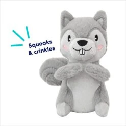 Frisco Camping Squirrel Plush Squeaky Dog Toy -Frisco 271001 PT2. AC SS1800 V1686579152