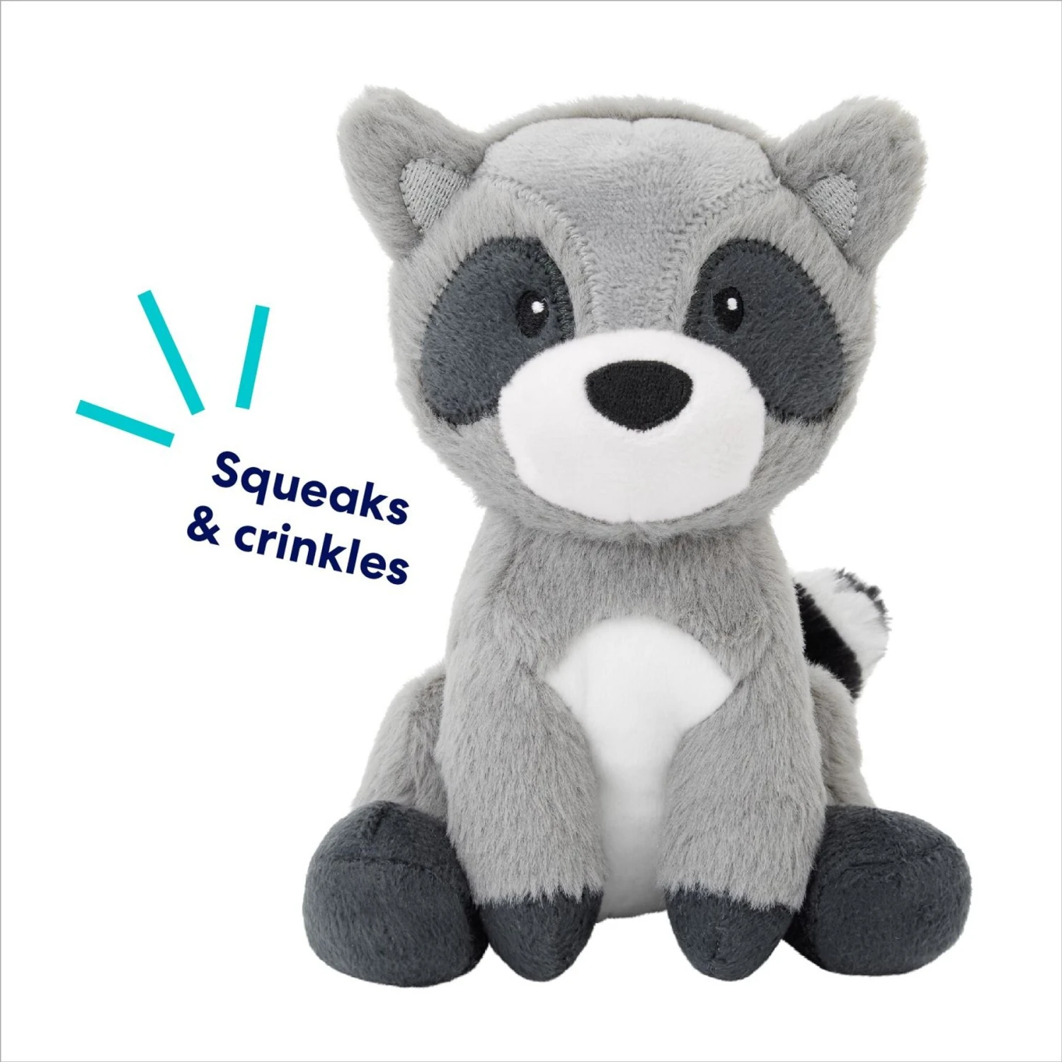 Frisco Camping Raccoon Plush Squeaky Dog Toy 3 Frisco Camping Raccoon Plush Squeaky Dog Toy - Image 3