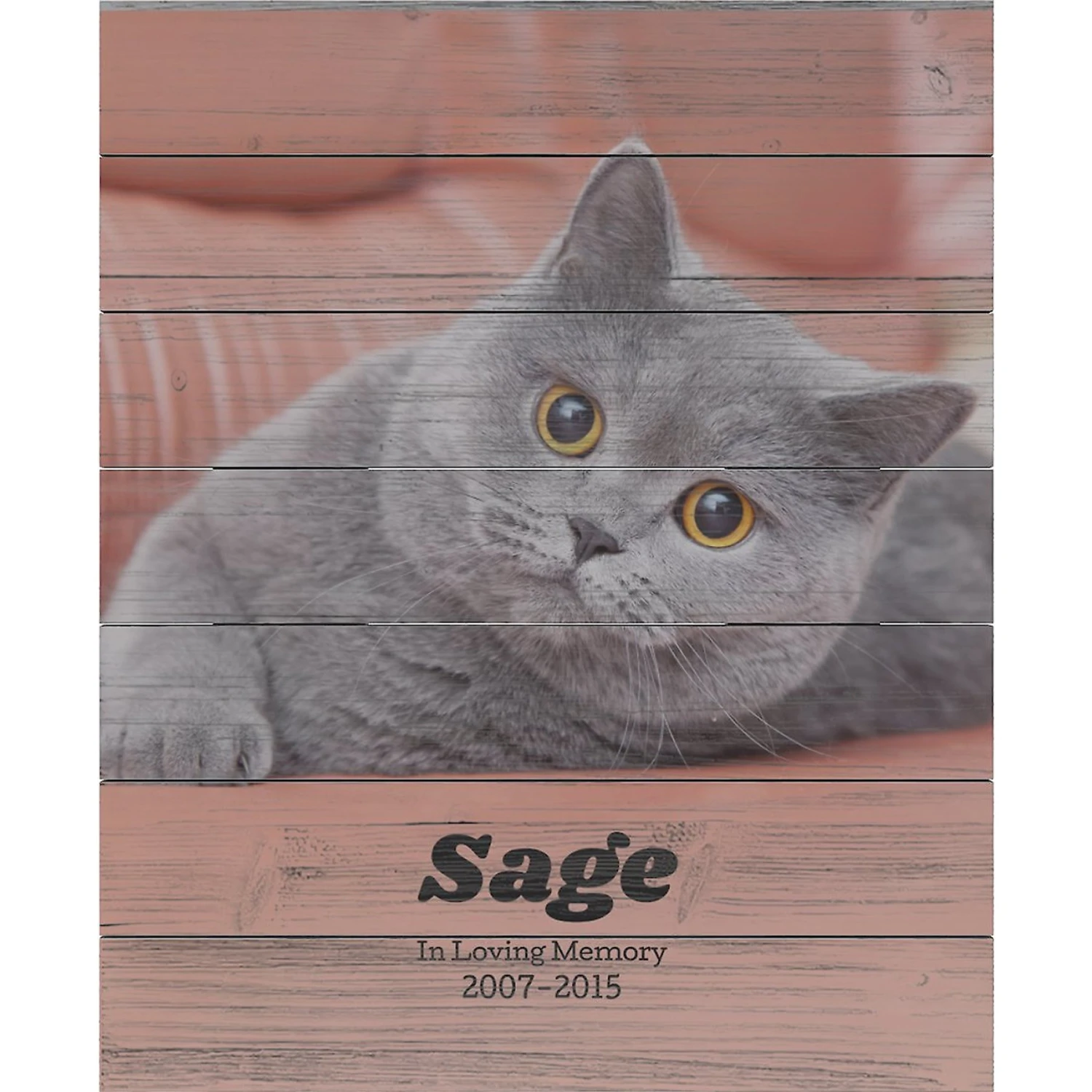 Frisco Personalized "Classic Photo" Rustic Wood Wall Decor, 16" X 20" 3 Frisco Personalized "Classic Photo" Rustic Wood Wall Decor, 16" X 20" - Image 3