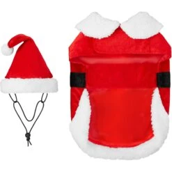 Frisco Mr. Claus Dog & Cat Costume 10 Frisco Mr. Claus Dog & Cat Costume -Frisco 276142 PT5. AC SS1800 V1631574447