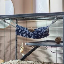 Frisco Herringbone Small Pet Plush Hanging Tunnel