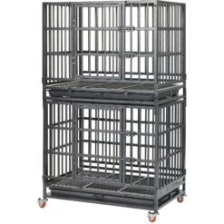 Frisco Ultimate Foldable & Stackable Heavy Duty Steel Metal Single Door Dog Crate 10 Frisco Ultimate Foldable & Stackable Heavy Duty Steel Metal Single Door Dog Crate -Frisco 280395 PT4. AC SS1800 V1632851515