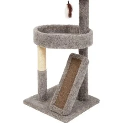 Frisco 44-in Real Carpet Cat Tree With Replaceable Corrugate Scratcher 7 Frisco 44-in Real Carpet Cat Tree With Replaceable Corrugate Scratcher -Frisco 282757 PT4. AC SS1800 V1621948706