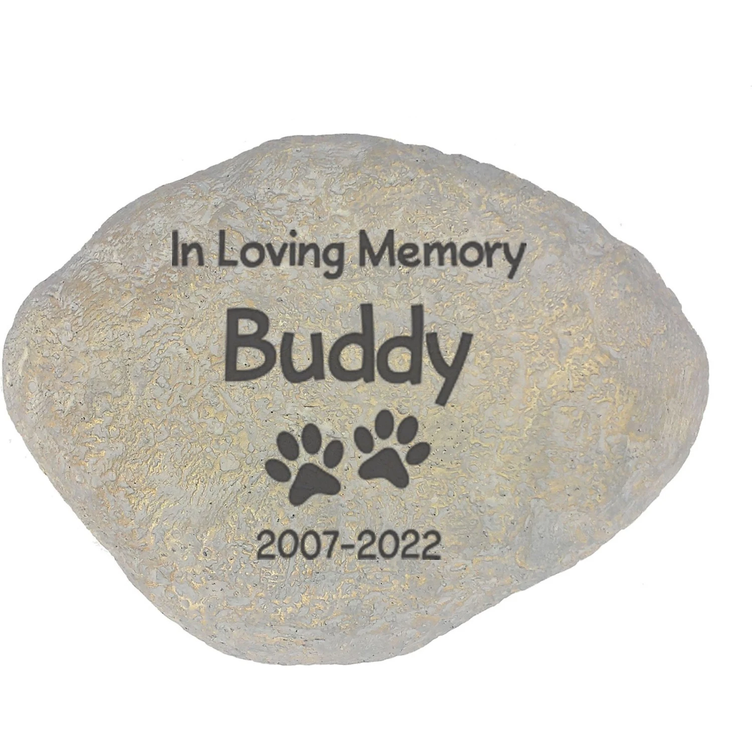 Frisco "In Loving Memory" Personalized Dog & Cat Memorial Garden Stone 1 Frisco "In Loving Memory" Personalized Dog & Cat Memorial Garden Stone