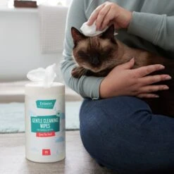 Frisco Gentle Cleaning Waterless Grooming Wipes For Puppies & Kittens, Green Tea Scent -Frisco 291592 PT5. AC SS1800 V1627306905