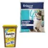 Temptations Classic Tasty Chicken Flavor Soft & Crunchy Cat Treats & Frisco Multi-Cat Unscented Clumping Clay Cat Litter