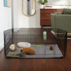 Frisco Wire Small Pet Playpen With Door, 15-in
