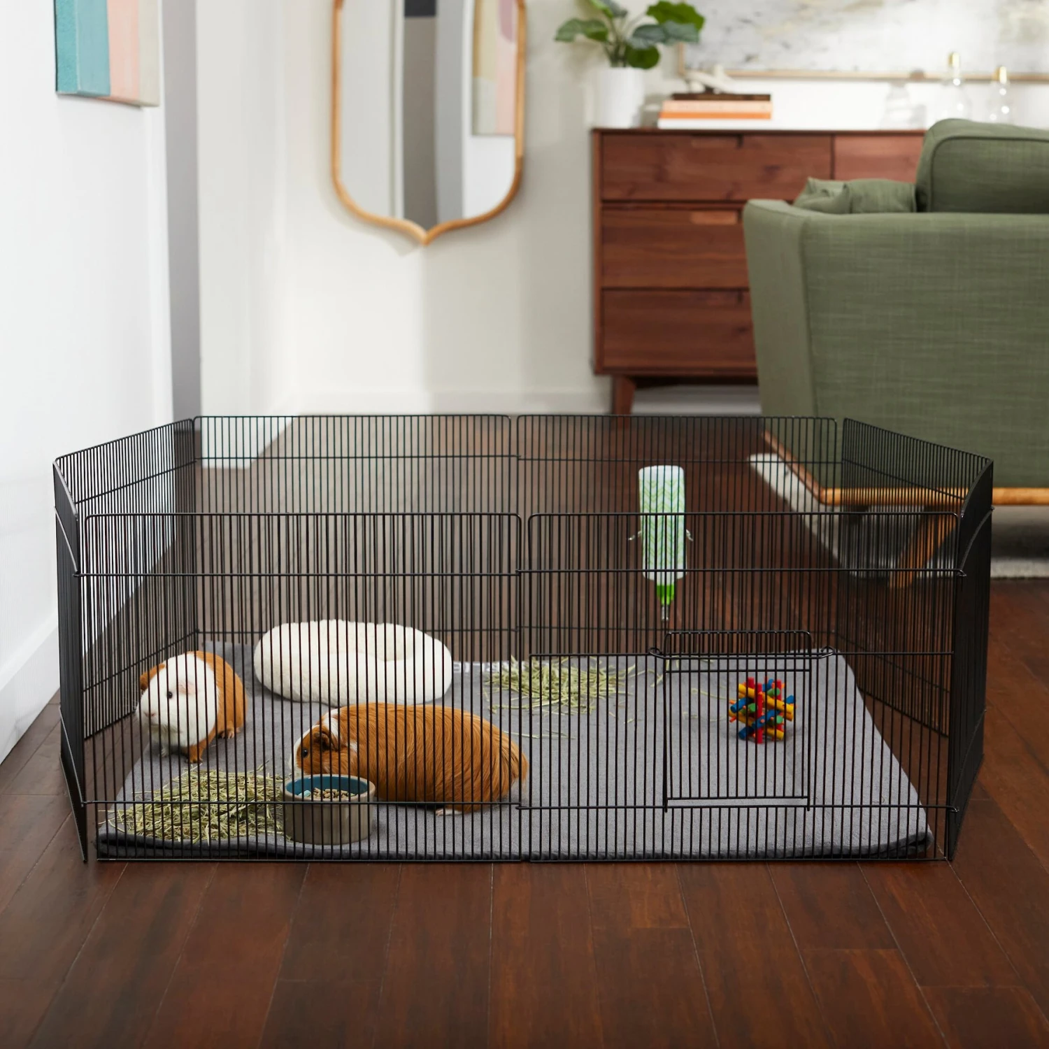 Frisco Wire Small Pet Playpen With Door, 15-in 1 Frisco Wire Small Pet Playpen With Door, 15-in