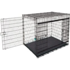 Frisco Heavy Duty Enhanced Lock Sliding Double Door Fold & Carry Wire Dog Crate & Mat Kit, 54 Inch 13 Frisco Heavy Duty Enhanced Lock Sliding Double Door Fold & Carry Wire Dog Crate & Mat Kit, 54 Inch -Frisco 297463 PT6. AC SS1800 V1633115115