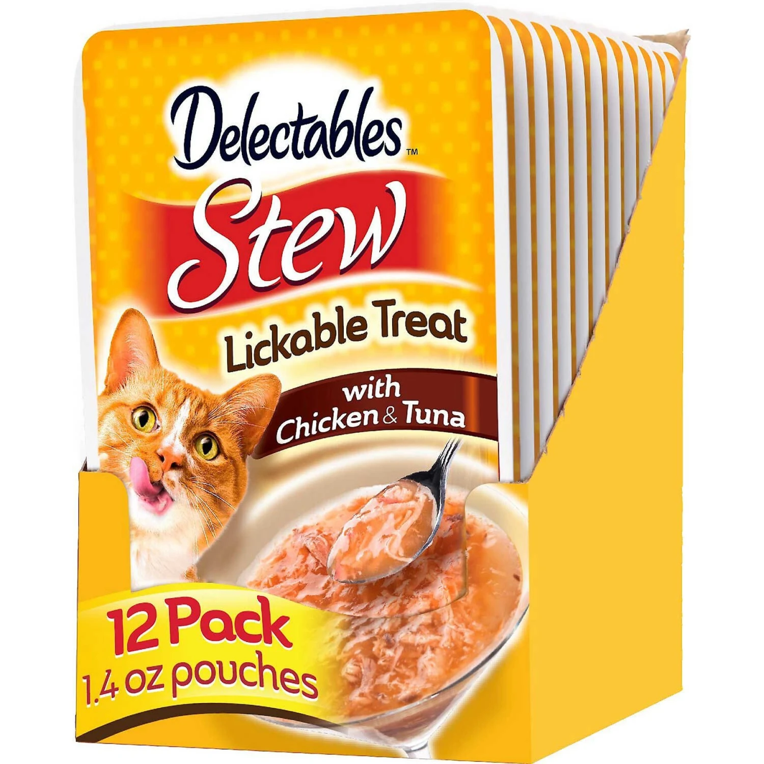 Hartz Delectables Stew Chicken & Tuna Lickable Cat Treat & Frisco Foldable Play Tri-Tunnel Cat Toy 2 Hartz Delectables Stew Chicken & Tuna Lickable Cat Treat & Frisco Foldable Play Tri-Tunnel Cat Toy - Image 2