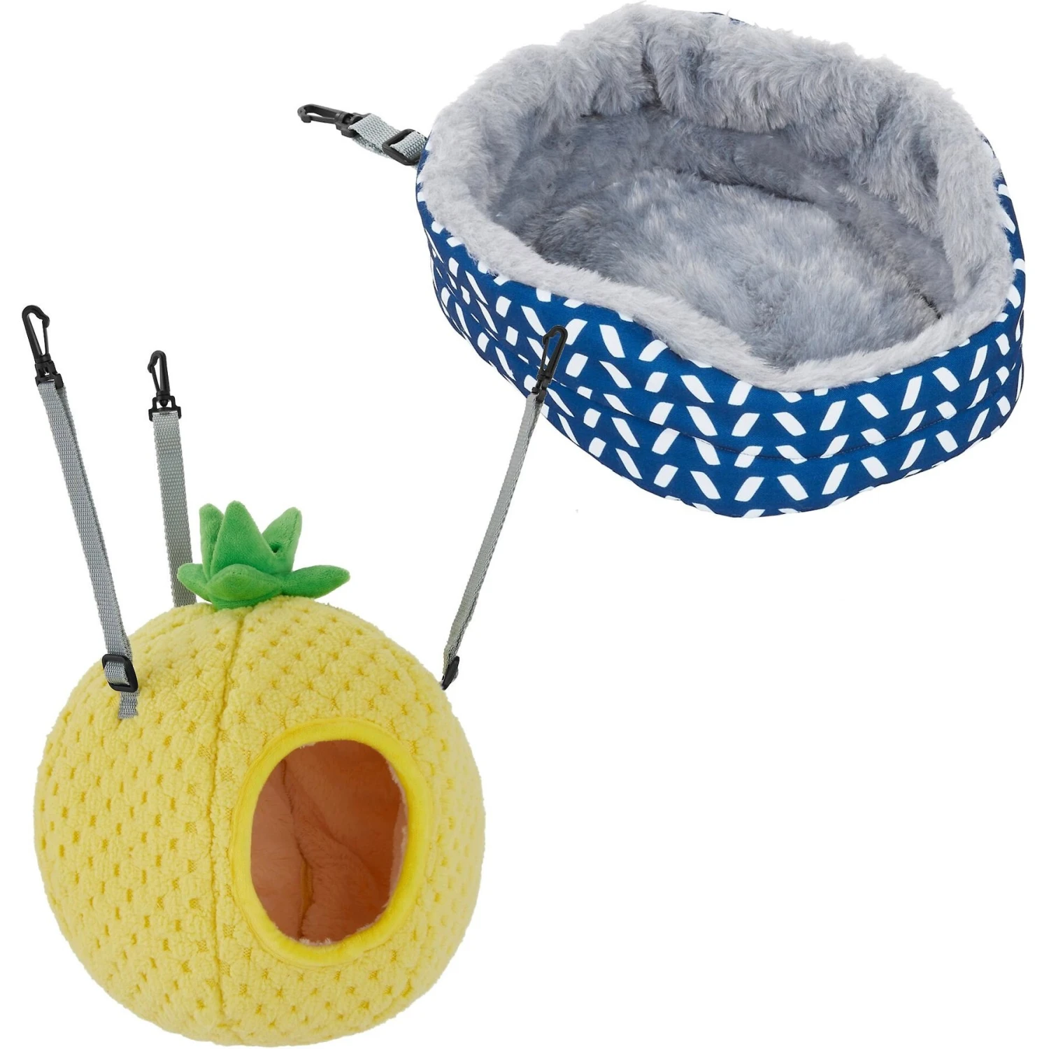 Frisco Herringbone Small Pet Plush Oval Cuddler & Frisco Pineapple Small Pet Hideaway 1 Frisco Herringbone Small Pet Plush Oval Cuddler & Frisco Pineapple Small Pet Hideaway