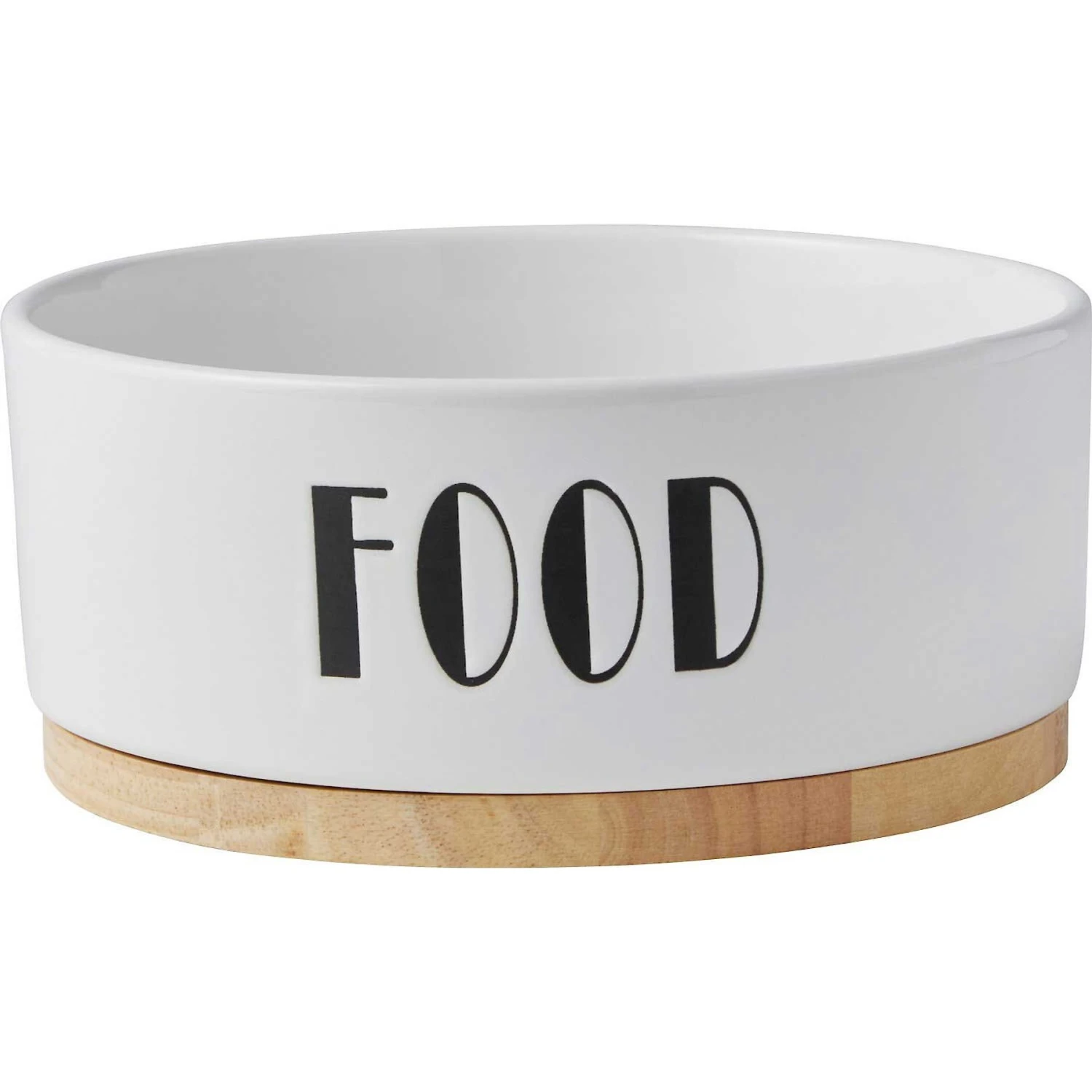 Frisco Ceramic Water Dog & Cat Bowl With Wood Base & Frisco Ceramic Food Dog & Cat Bowl With Wood Base 5 Frisco Ceramic Water Dog & Cat Bowl With Wood Base & Frisco Ceramic Food Dog & Cat Bowl With Wood Base - Image 5